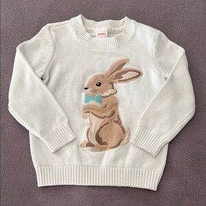 Cream Rabbit Sweater by Gymboree